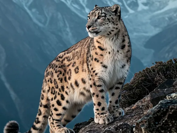 Jovem é atacada por leopardo-das-neves após tirar selfie com animal - Imagem