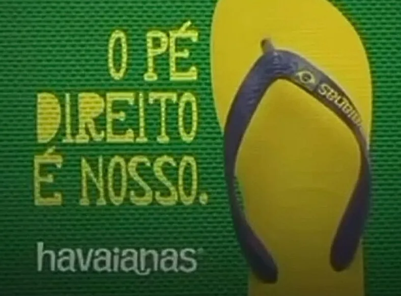 Romário já evitou pé esquerdo em comercial da Havaianas; relembre - Imagem