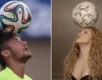 Neymar e Shakira empatam em número de participações em Copas do Mundo - Imagem