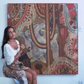 Artista de Serrinha traz universo do sertão baiano em exposição imagem