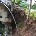 Chuvas causam desmoronamento de parte de ponte no interior da Bahia imagem
