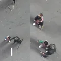 Crianças são usadas como escudo durante confusão em protesto imagem