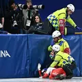 Jogos de Inverno: atleta é atingida no rosto por lâmina de adversária imagem