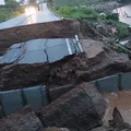 Ponte cede após forte chuva e interdita trecho da BA-046 no interior da Bahia imagem