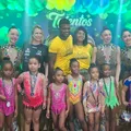 Seleção Brasileira de Ginástica faz show com mini-ginastas em Lauro imagem