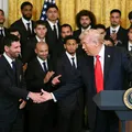 Trump recebe Messi na Casa Branca e faz novas ameaças ao Irã imagem