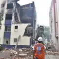 Vistoria avalia plano de demolição de prédio após explosão no Stiep imagem