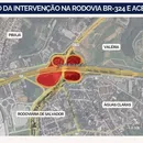 Salvador: BR-324 terá trechos interditados para avanço das obras do VLT