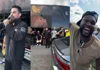 Banda improvisa show durante engarrafamento na BR-324; veja vídeo imagem