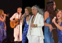 Caetano, Ivete e Bethânia levam Bahia ao show de Shakira no RJ imagem
