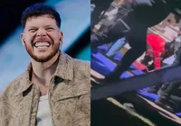 Camarote desaba durante show de cantor e deixa feridos; veja vídeo