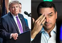 Casa Branca ainda não confirma agenda de Flávio Bolsonaro com Trump