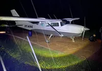 Chuva força pouso de avião com carga de cocaína avaliada em R$ 26 milhões imagem