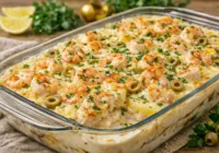 Essa receita cremosa de peixe com camarão é perfeita para Páscoa