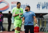 Goleiro Ronaldo sofre lesão no braço e vira desfalque para o Bahia