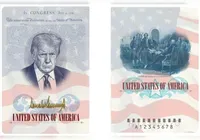 Governo dos EUA coloca rosto de Trump em passaporte; veja imagem
