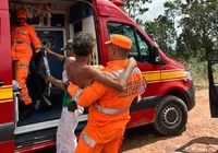 Homem é resgatado quatro dias após ser abandonado em área de mata