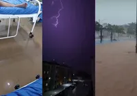 Hospital alagado e ruas destruídas: chuvas causam estragos na Bahia