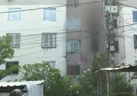 Incêndio atinge apartamento em condomínio no Bosque das Bromélias