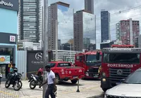 Incêndio atinge farmácia e carro no Stiep