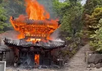 Incêndio destrói templo budista que abrigava 'chama eterna' no Japão