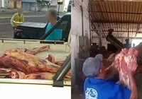 Mais de 200 kg de carne bovina sem inspeção são apreendidos