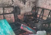 Menina de 3 anos sofre queimaduras após mulher atear fogo no sofá