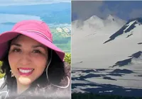 Mulher morre após cair de vulcão durante viagem de aniversário