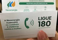 Neoenergia inclui canal 180 nas faturas para denúncias de violência contra a mulher