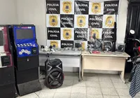 Operação apreende máquinas de jogos de azar e prende quatro pessoas imagem