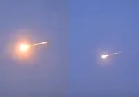 Pânico na Europa: fenômeno raro é confundido com míssil iraniano imagem