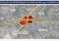 Salvador: BR-324 terá trechos interditados para avanço das obras do VLT imagem