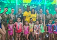 Seleção Brasileira de Ginástica faz show com mini-ginastas em Lauro imagem