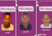 Três foragidos são incluídos no 'Baralho Lilás': por crimes contra mulheres imagem