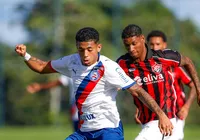 Tudo igual! Bahia e Vitória empatam em 1 a 1 no Brasileirão Sub-20 imagem
