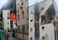Urgente! Explosão destrói prédio em Salvador e moradores ficam feridos