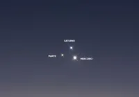 Veja quando o “triângulo planetário” ficará visível no céu do Brasil imagem