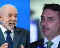 PT passa a tratar Flávio Bolsonaro como adversário direto de Lula - Imagem