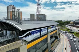 Agora vai? Com BYD, monotrilho da Copa inicia operação após uma década - Imagem