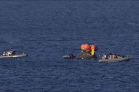 Artemis II retorna à Terra após missão histórica; veja vídeo do pouso - Imagem