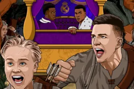 Benfica posta imagem de atletas "caçadores de macacos" com Vini Jr - Imagem