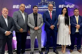 Carlos Muniz discursa na abertura do 4° Congresso Baiano de Vereadores - Imagem