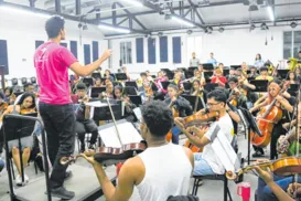Da Bahia à Muralha da China: a histórica jornada de 108 jovens músicos do Neojiba - Imagem