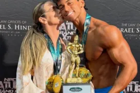 Filho de Xanddy e Carla ganha medalhas em campeonato de fisiculturismo - Imagem