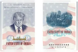 Governo dos EUA coloca rosto de Trump em passaporte; veja - Imagem