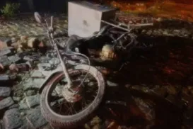 Homem é preso na Bahia após atear fogo em moto durante crise de ciúmes - Imagem