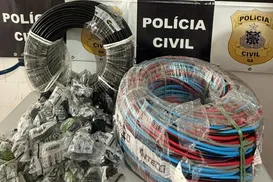 Homem é preso por furtar e vender fios e conectores da Coelba - Imagem