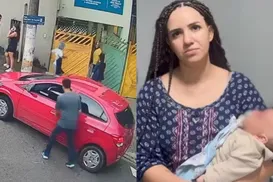 Homem rouba carro com bebê dentro e foge com a criança - Imagem