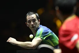 Hugo Calderano conquista o bronze na Copa do Mundo de Tênis de Mesa - Imagem