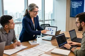 IA e etarismo: o que Davos diz sobre a vantagem dos profissionais seniores - Imagem